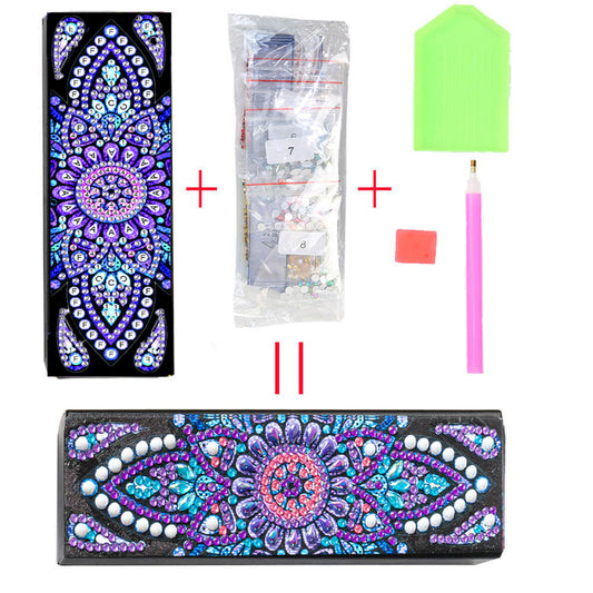 DIY Diamond Painting Eyeglass Case Mandala Flowers Sunglasses Cases Storage Case