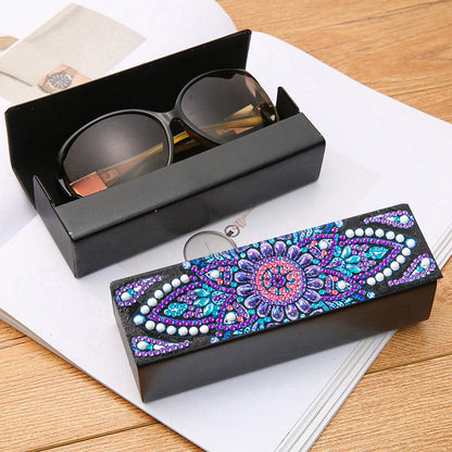 DIY Diamond Painting Eyeglass Case Mandala Flowers Sunglasses Cases Storage Case