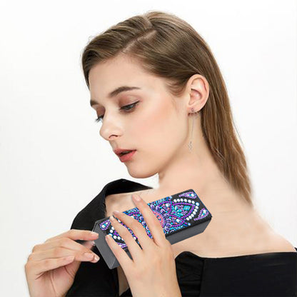 DIY Diamond Painting Eyeglass Case Mandala Flowers Sunglasses Cases Storage Case