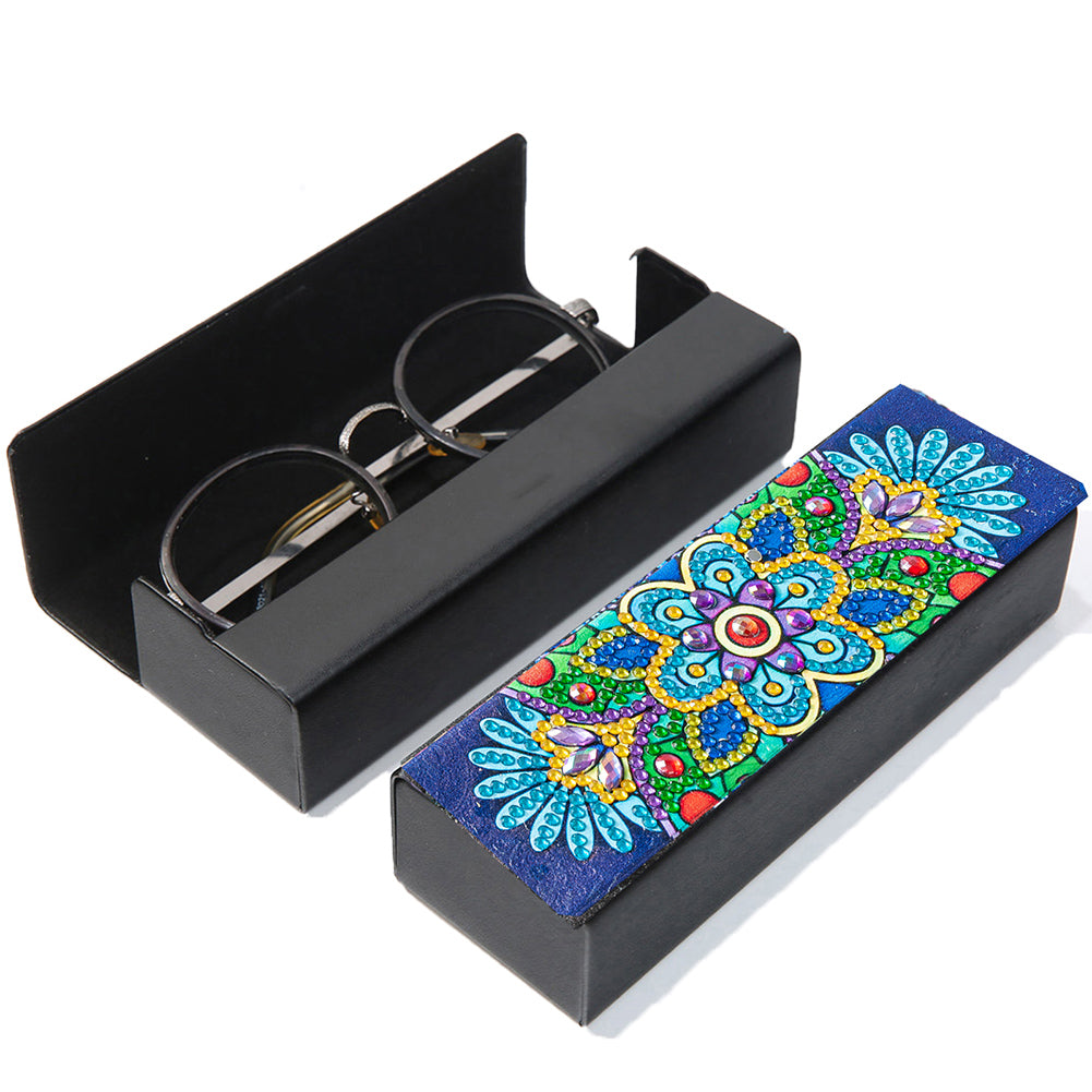 DIY Diamond Painting Eyeglass Case Mandala Flowers Sunglasses Cases Storage Case