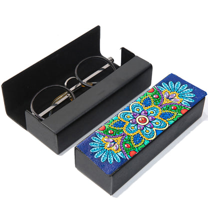 DIY Diamond Painting Eyeglass Case Mandala Flowers Sunglasses Cases Storage Case