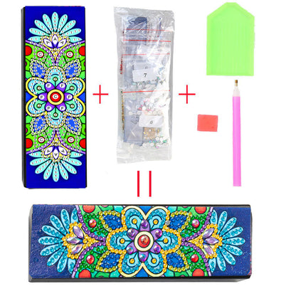 DIY Diamond Painting Eyeglass Case Mandala Flowers Sunglasses Cases Storage Case