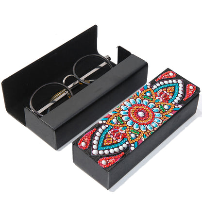 DIY Diamond Painting Eyeglass Case Mandala Flowers Sunglasses Cases Storage Case