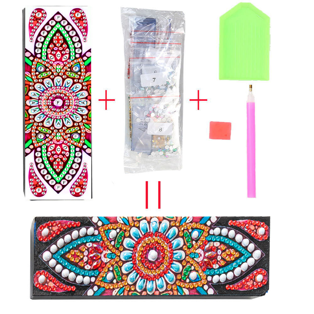 DIY Diamond Painting Eyeglass Case Mandala Flowers Sunglasses Cases Storage Case