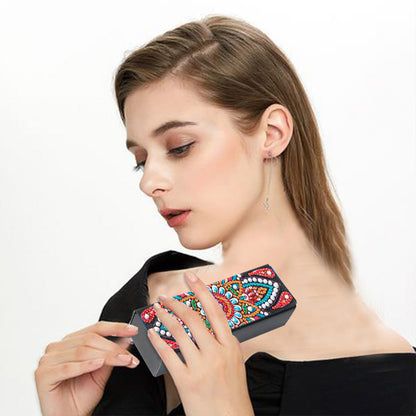 DIY Diamond Painting Eyeglass Case Mandala Flowers Sunglasses Cases Storage Case