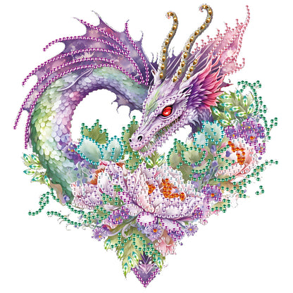 Dragon Art - Special Shaped Drill Diamond Painting 30*30CM