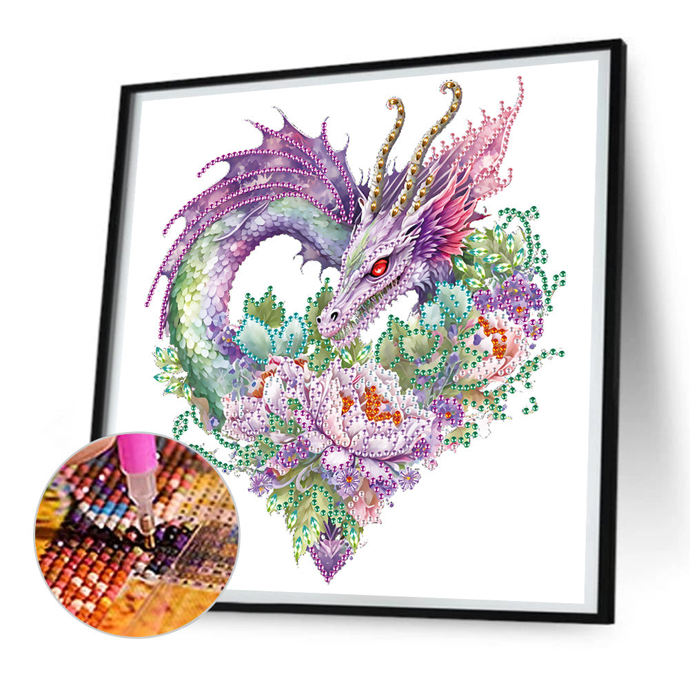 Dragon Art - Special Shaped Drill Diamond Painting 30*30CM