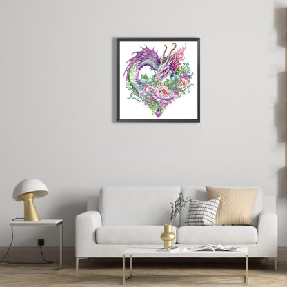 Dragon Art - Special Shaped Drill Diamond Painting 30*30CM