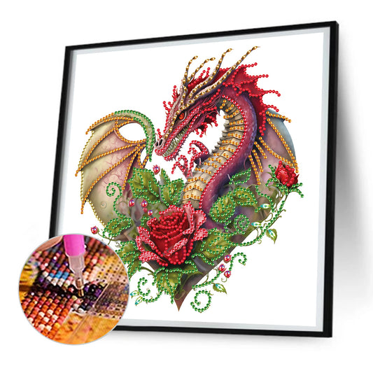 Dragon Art - Special Shaped Drill Diamond Painting 30*30CM