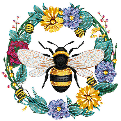 Little Bee - Special Shaped Drill Diamond Painting 30*30CM