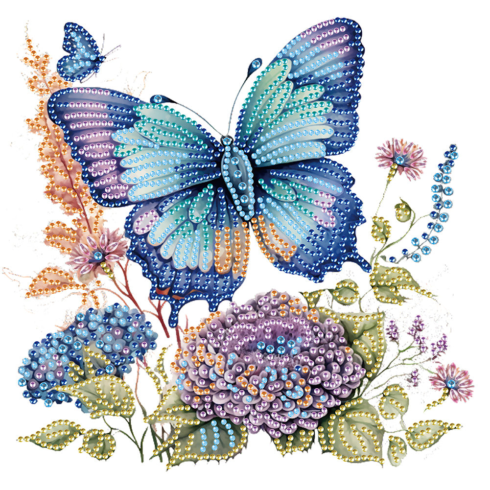 Butterfly - Special Shaped Drill Diamond Painting 30*30CM