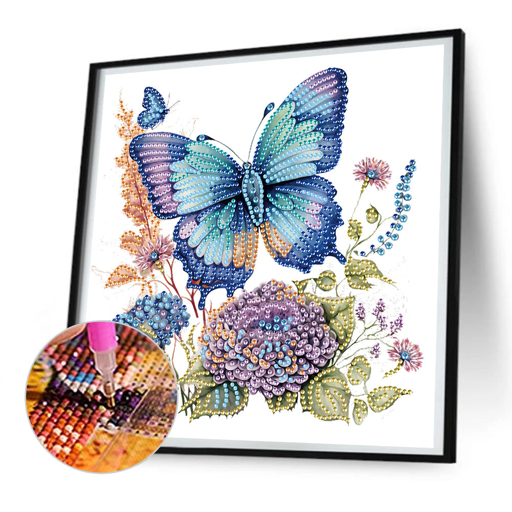 Butterfly - Special Shaped Drill Diamond Painting 30*30CM