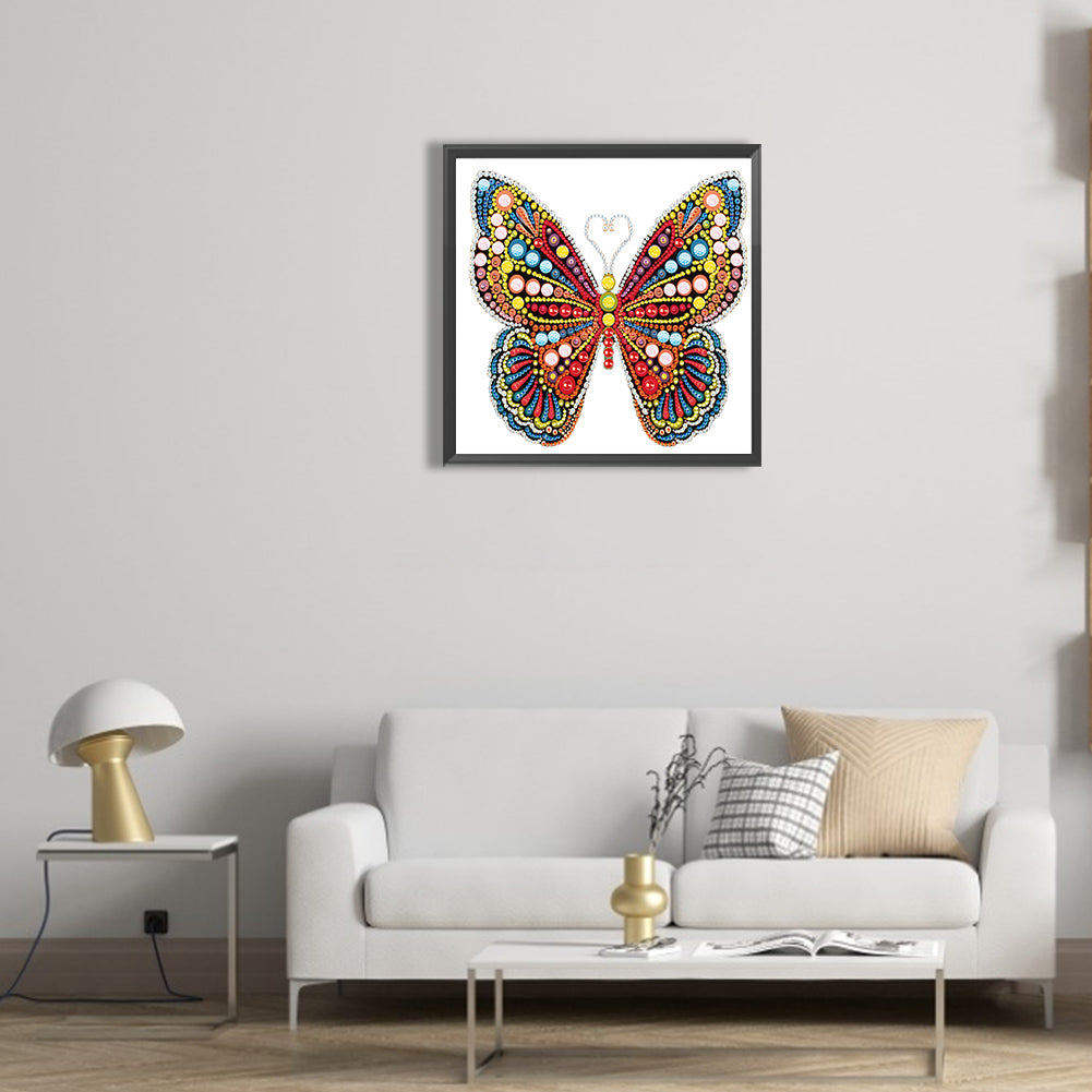 Butterfly - Special Shaped Drill Diamond Painting 30*30CM