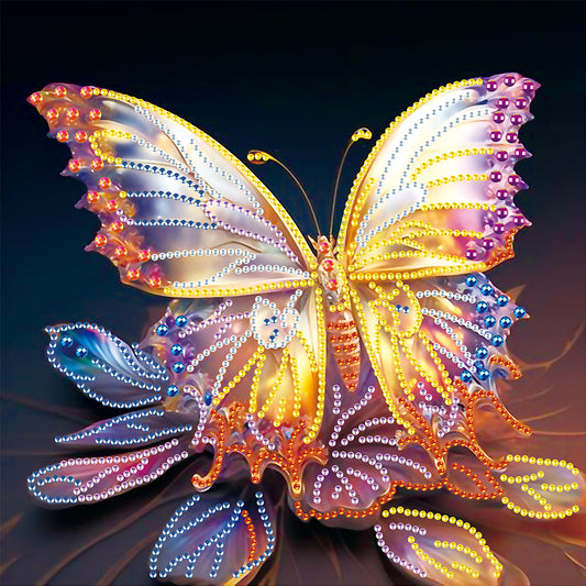 Butterfly - Special Shaped Drill Diamond Painting 30*30CM