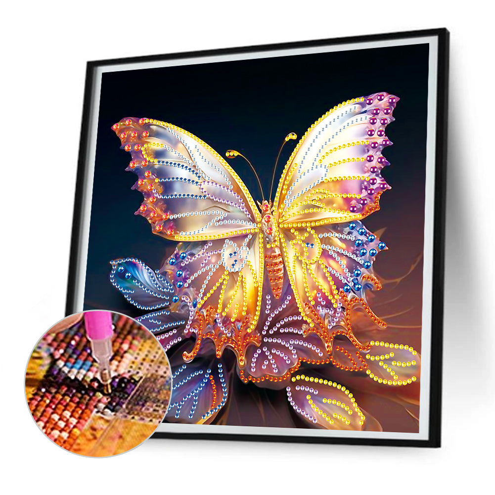 Butterfly - Special Shaped Drill Diamond Painting 30*30CM