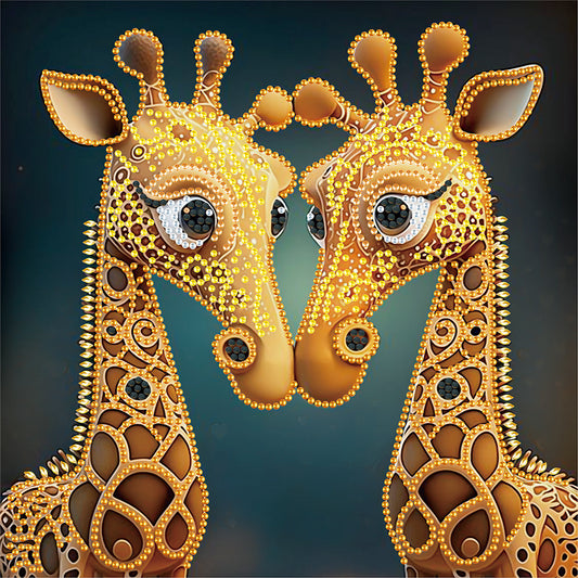 Giraffe - Special Shaped Drill Diamond Painting 30*30CM