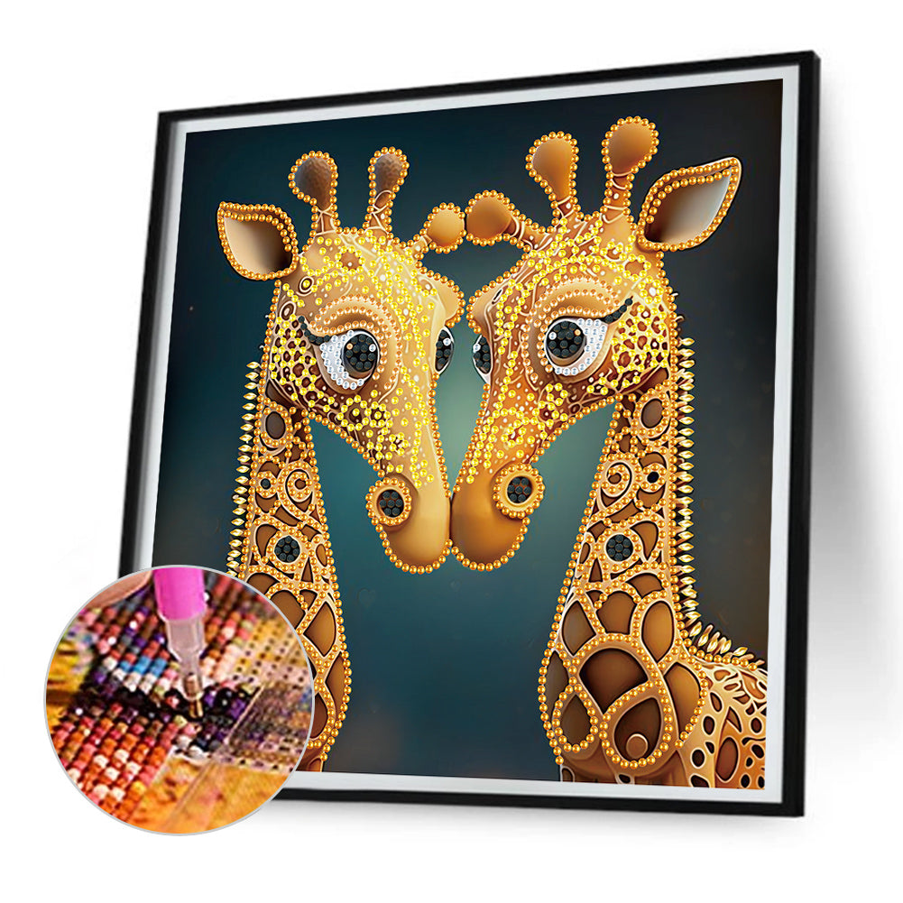 Giraffe - Special Shaped Drill Diamond Painting 30*30CM