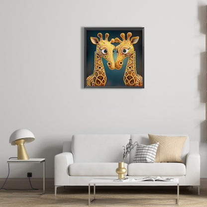 Giraffe - Special Shaped Drill Diamond Painting 30*30CM