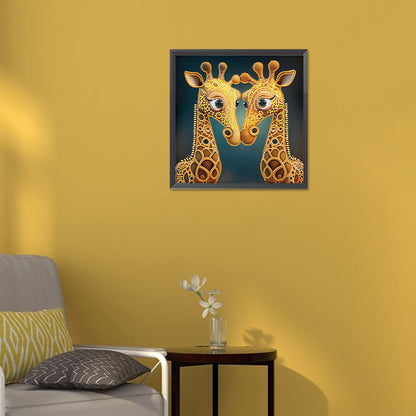 Giraffe - Special Shaped Drill Diamond Painting 30*30CM