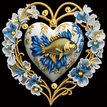 Eternal Heart - Special Shaped Drill Diamond Painting 30*30CM