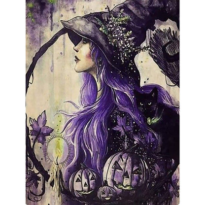 Witch - 11CT Stamped Cross Stitch 50*65CM