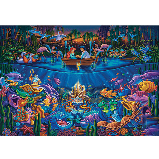 Mermaid - 11CT Stamped Cross Stitch 60*45CM