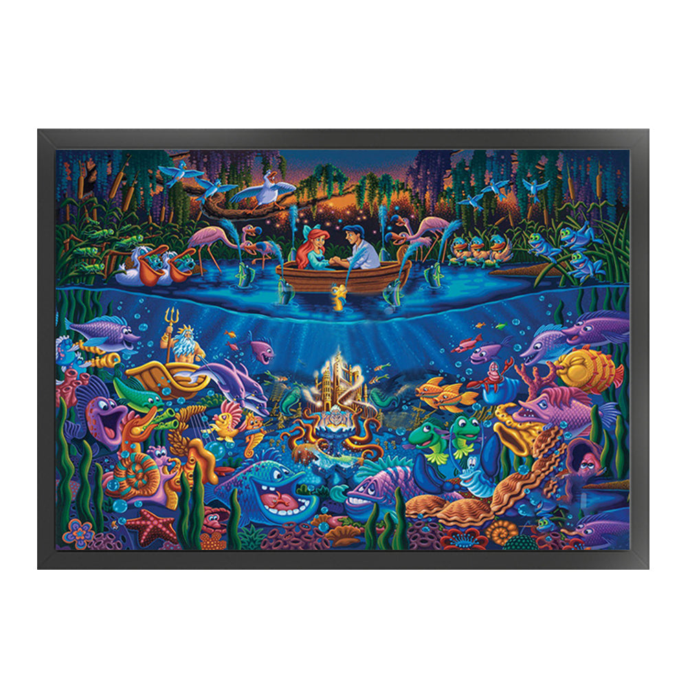 Mermaid - 11CT Stamped Cross Stitch 60*45CM