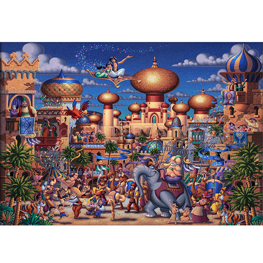 Aladdin'S Lamp - 11CT Stamped Cross Stitch 60*45CM