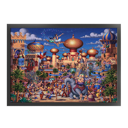 Aladdin'S Lamp - 11CT Stamped Cross Stitch 60*45CM