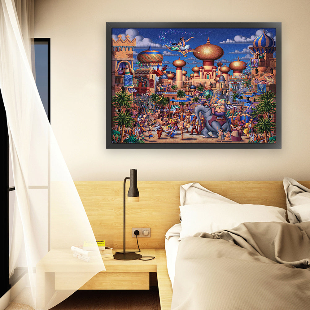 Aladdin'S Lamp - 11CT Stamped Cross Stitch 60*45CM