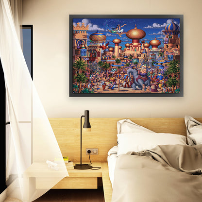 Aladdin'S Lamp - 11CT Stamped Cross Stitch 60*45CM