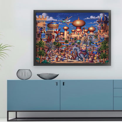 Aladdin'S Lamp - 11CT Stamped Cross Stitch 60*45CM