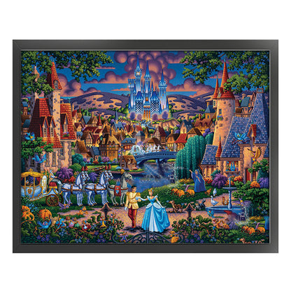 Cinderella - 11CT Stamped Cross Stitch 60*50CM