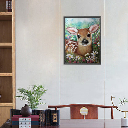 Sika Deer - Full Round Drill Diamond Painting 30*40CM