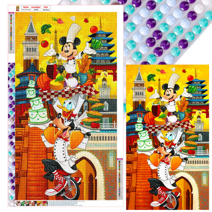 Mickey Mouse And Friends - Full Round Drill Diamond Painting 40*70CM