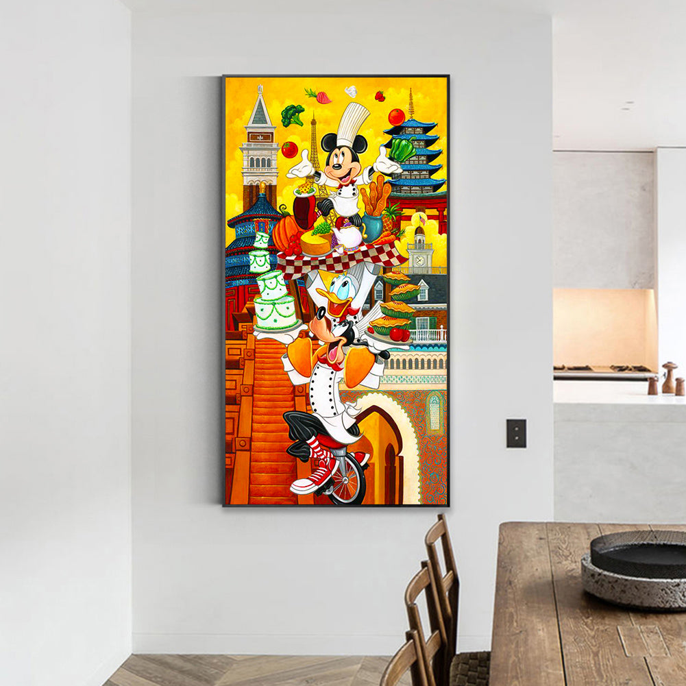 Mickey Mouse And Friends - Full Round Drill Diamond Painting 40*70CM