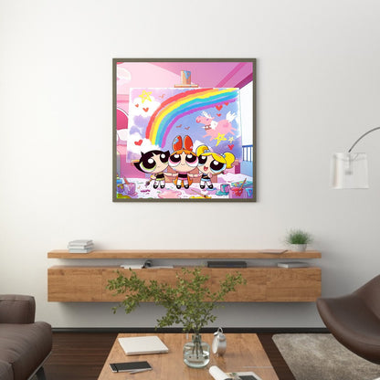 Powerpuff Girls - Full Round Drill Diamond Painting 30*30CM