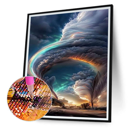 Tornado - Full Round Drill Diamond Painting 30*40CM