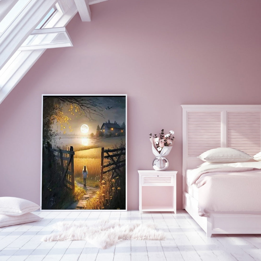 Sunset - Full Round Drill Diamond Painting 30*40CM