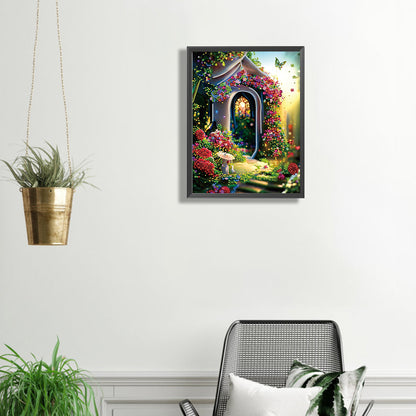 Garden House - Special Shaped Drill Diamond Painting 30*40CM