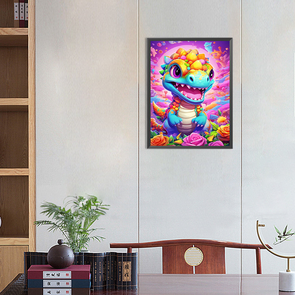 Rainbow Dragon - Full Round Drill Diamond Painting 30*40CM