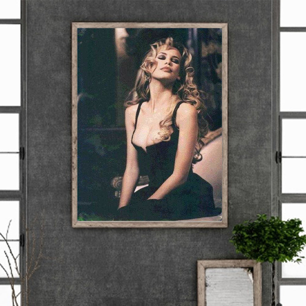 Oil Painting Beauty - Full Round Drill Diamond Painting 30*40CM