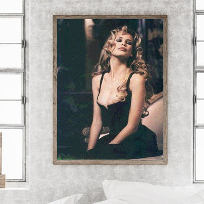 Oil Painting Beauty - Full Round Drill Diamond Painting 30*40CM