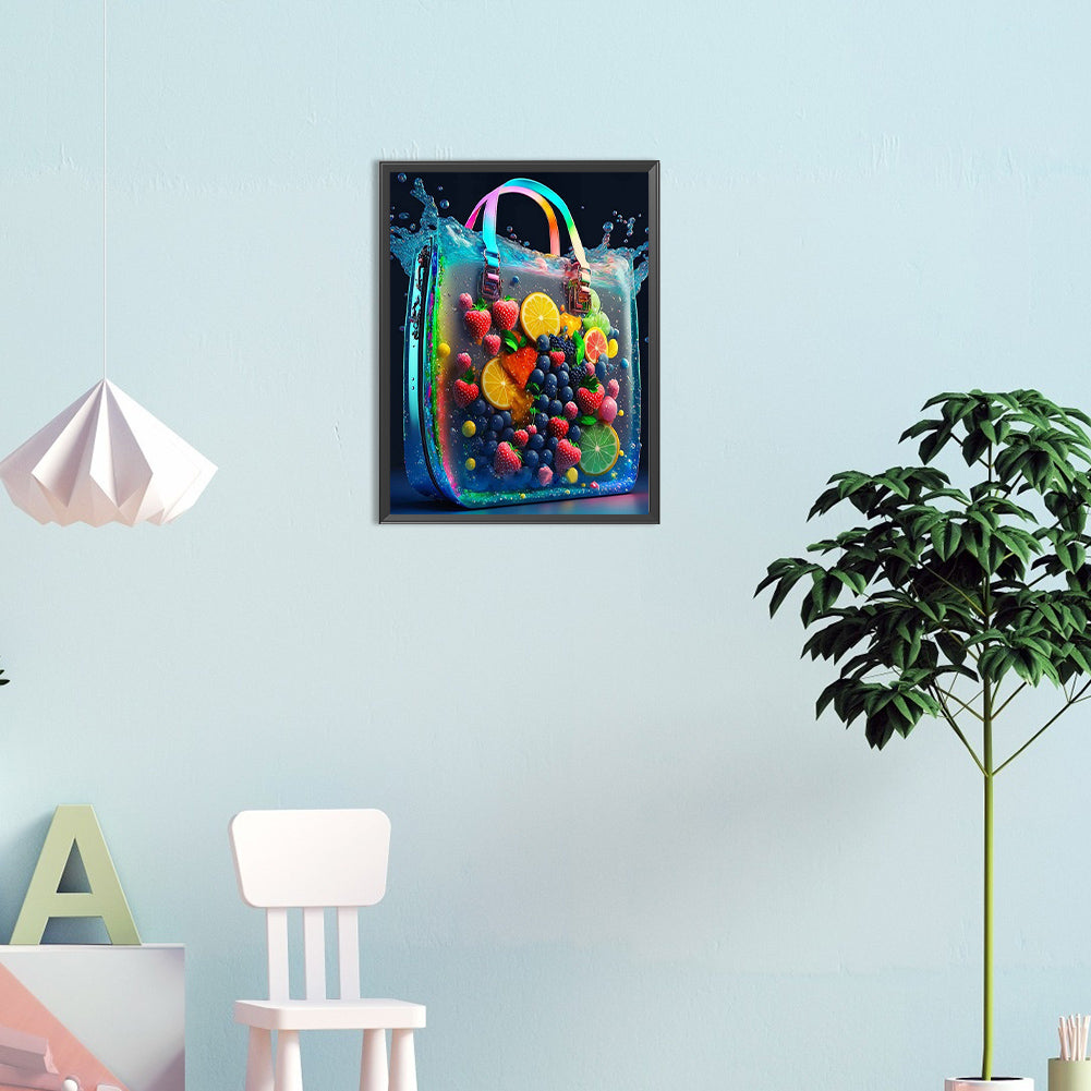 Berries In Bag - Full Round Drill Diamond Painting 30*40CM