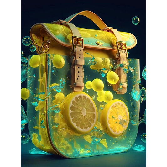 Lemon Tea In Bag - Full Round Drill Diamond Painting 30*40CM