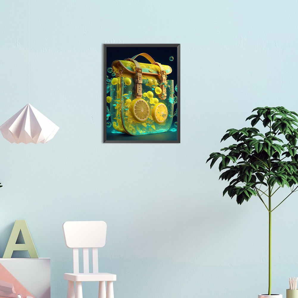 Lemon Tea In Bag - Full Round Drill Diamond Painting 30*40CM