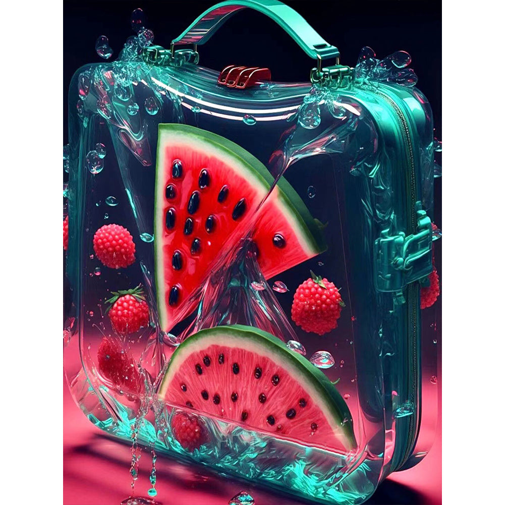 Watermelon In Bag - Full Round Drill Diamond Painting 30*40CM