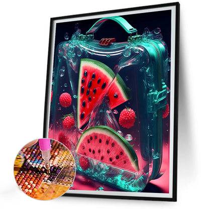 Watermelon In Bag - Full Round Drill Diamond Painting 30*40CM