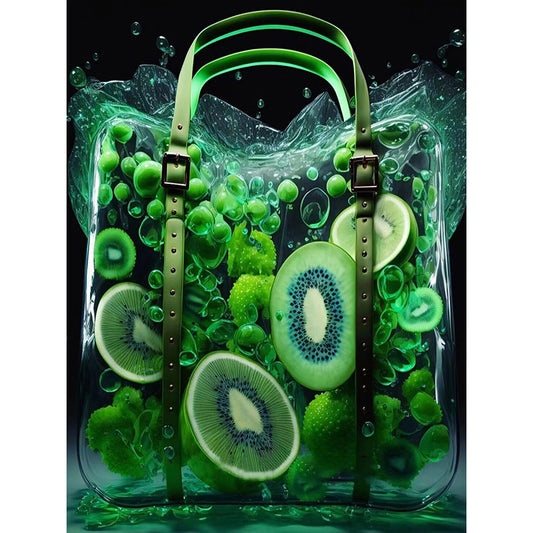Kiwi In Bag - Full Round Drill Diamond Painting 30*40CM
