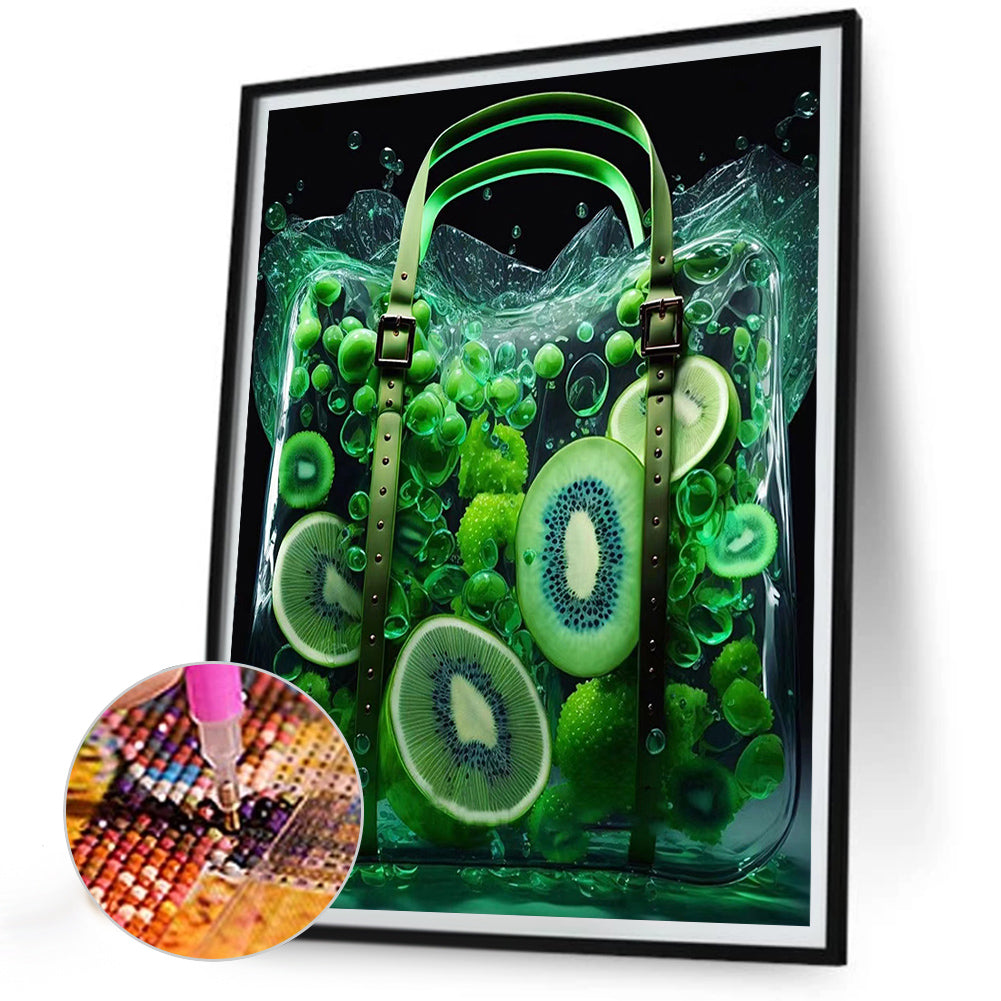 Kiwi In Bag - Full Round Drill Diamond Painting 30*40CM